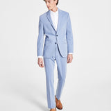 Kenneth Cole Reaction Men's Slim Fit Suits Blue Size 42