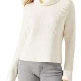 Tommy Bahama Womens Knit Pullover Funnel-Neck Sweater White Size S