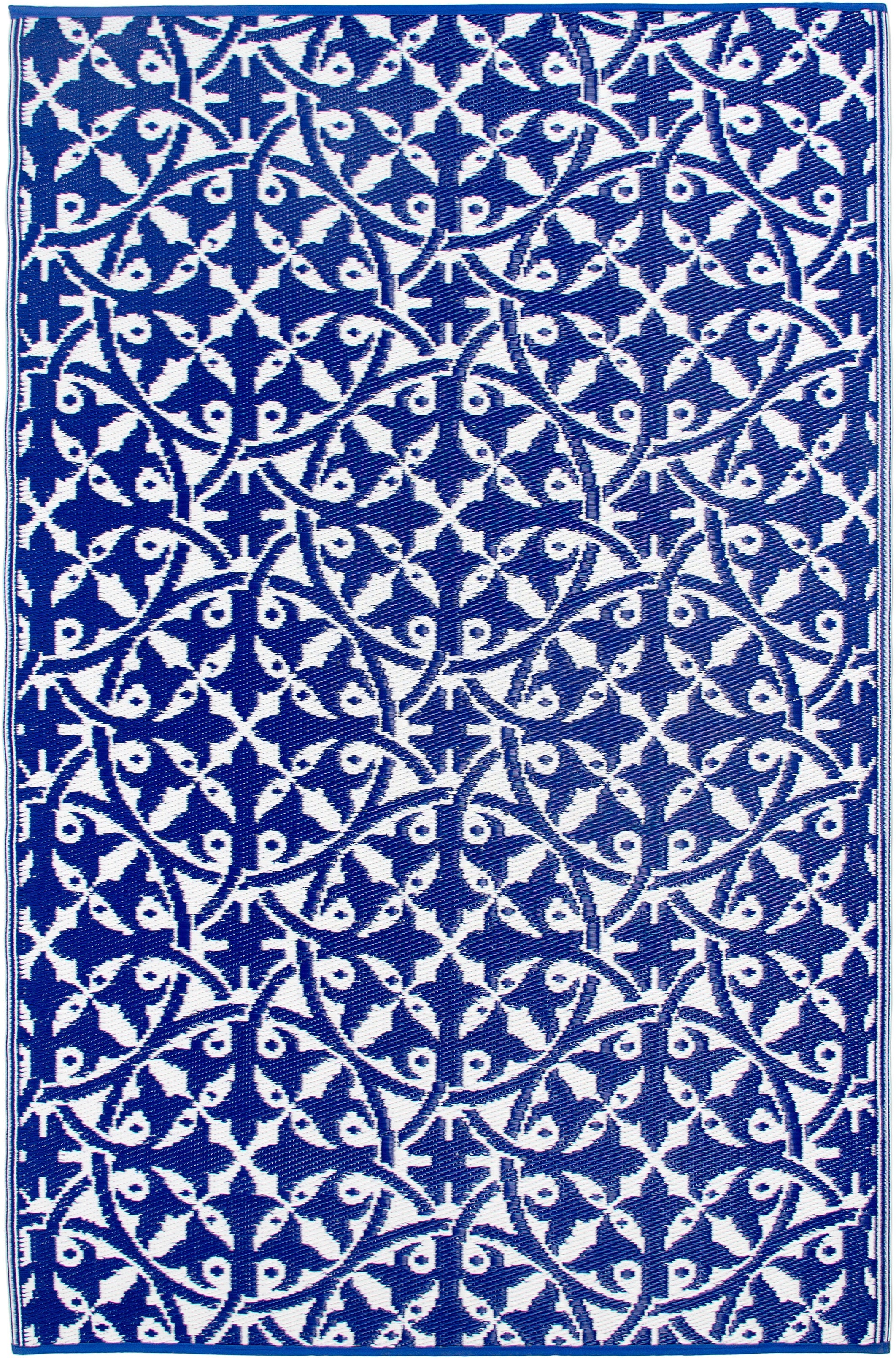 San Juan - Dark Blue Outdoor Rug For Patio Final Sale