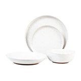 Kaya White Dinnerware, Set of 16