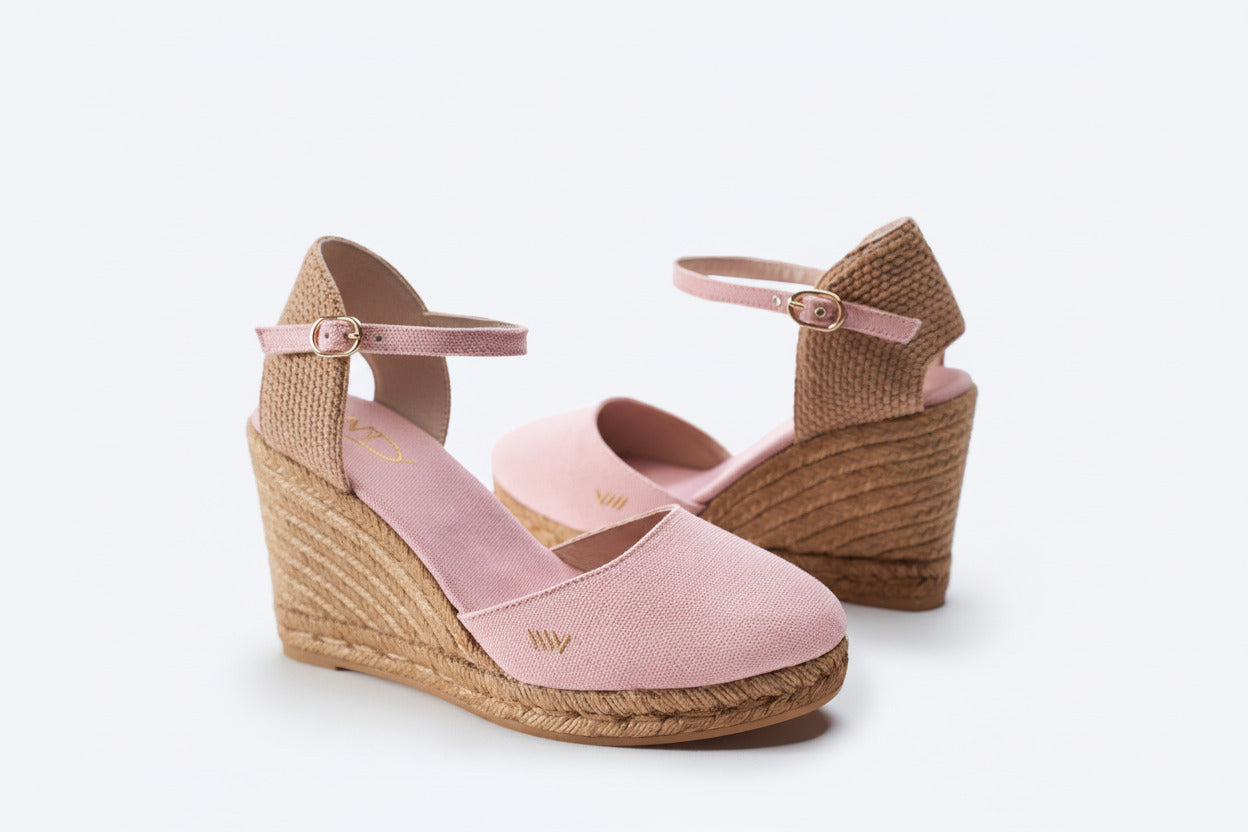 Satuna Canvas Espadrille Wedges