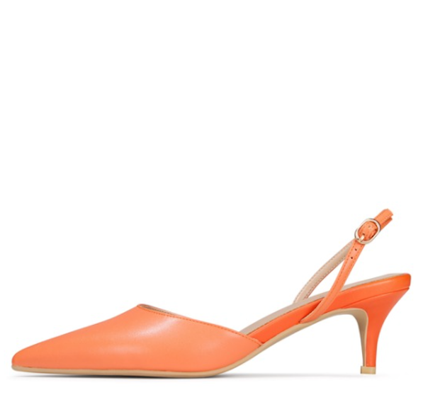 Mia Slingback Apricot | Extended Sizing Only