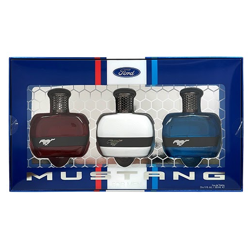 Mustang Red White Blue 3PC Set 1.0 oz