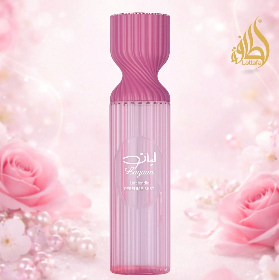 Lattafa Layaan Body Mist For Women, 8.4 Oz (250 Ml), Floral Fruity Fragrance Mist
