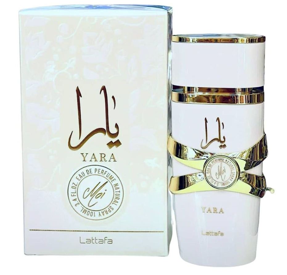 Lattafa Yara Moi Eau De Parfum For Women, 3.4 Oz, Amber Floral Fragrance For Daily Wear