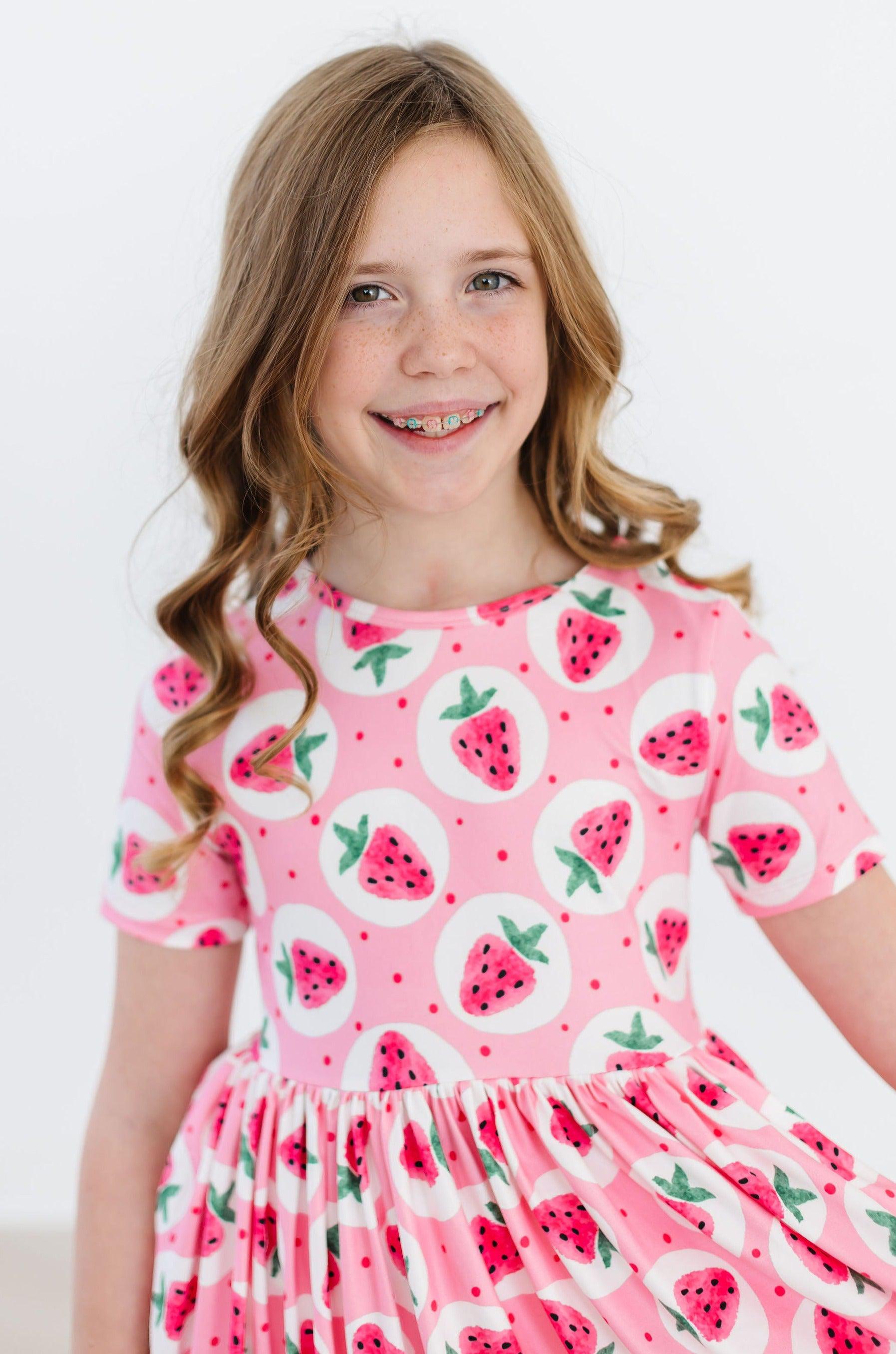 Strawberry Fields S/s Pocket Twirl Dress