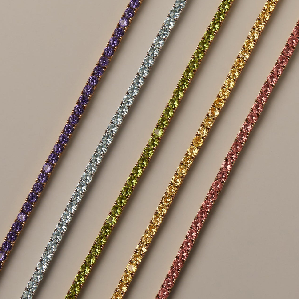 Lab Grown Citrine Tennis Bracelet