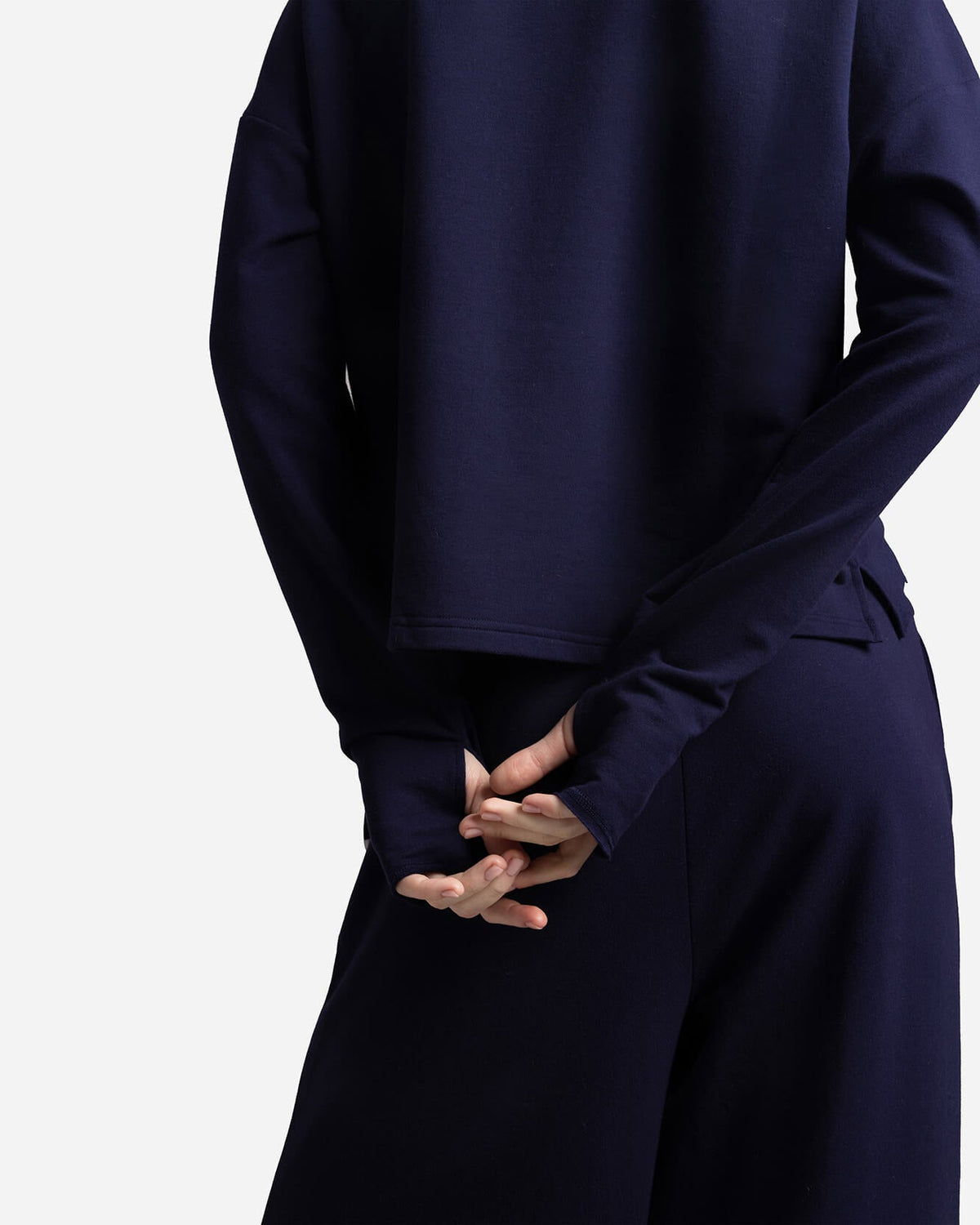 Light French Terry Long-sleeved Top