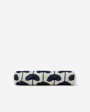 Palm Leaf Embroidered Bolster Pillow