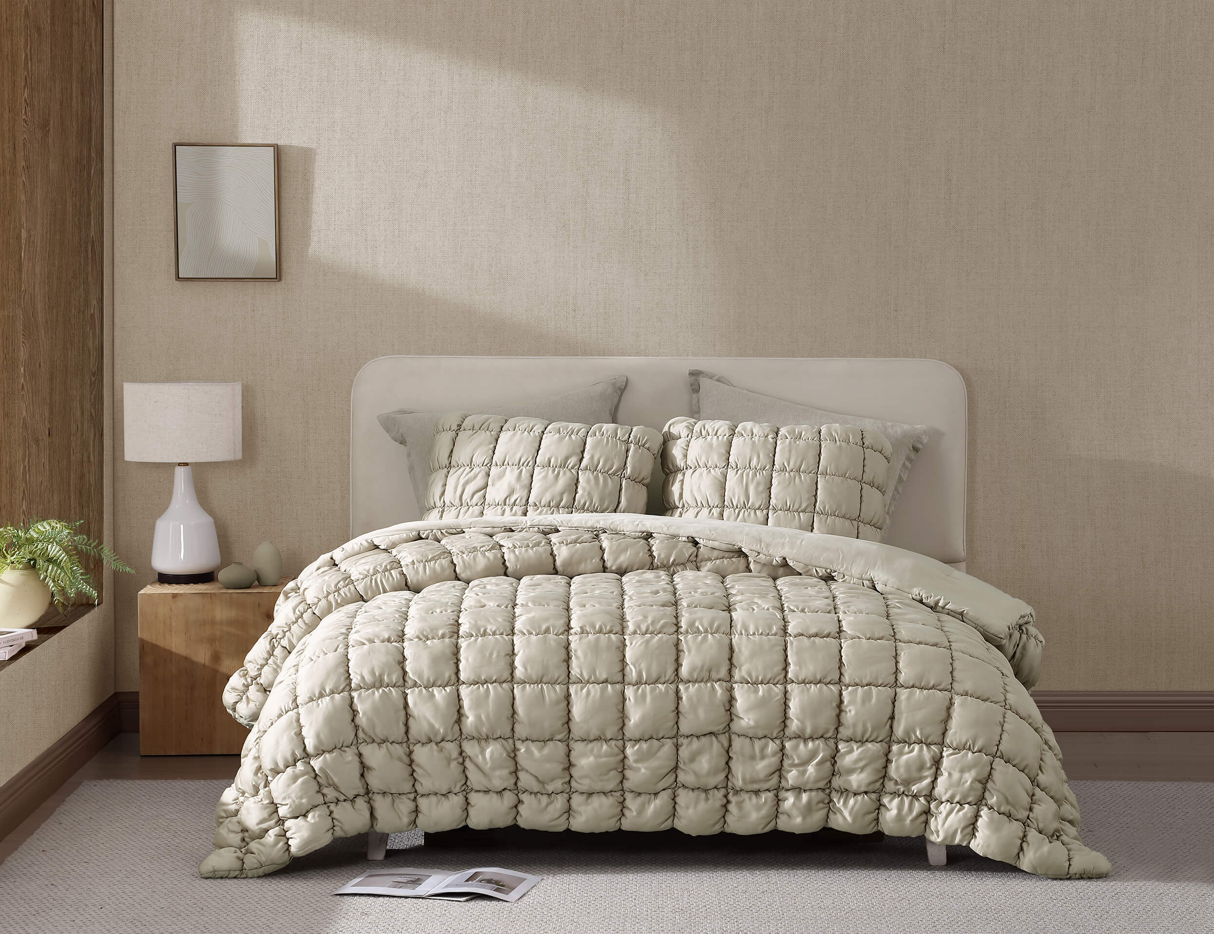 Silky Lyocell Puff Sham Set