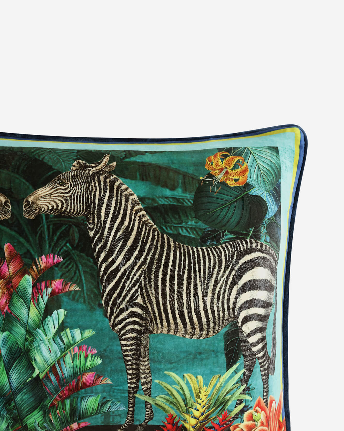 Vintage Zebra Small Lumbar Pillow | Last Chance