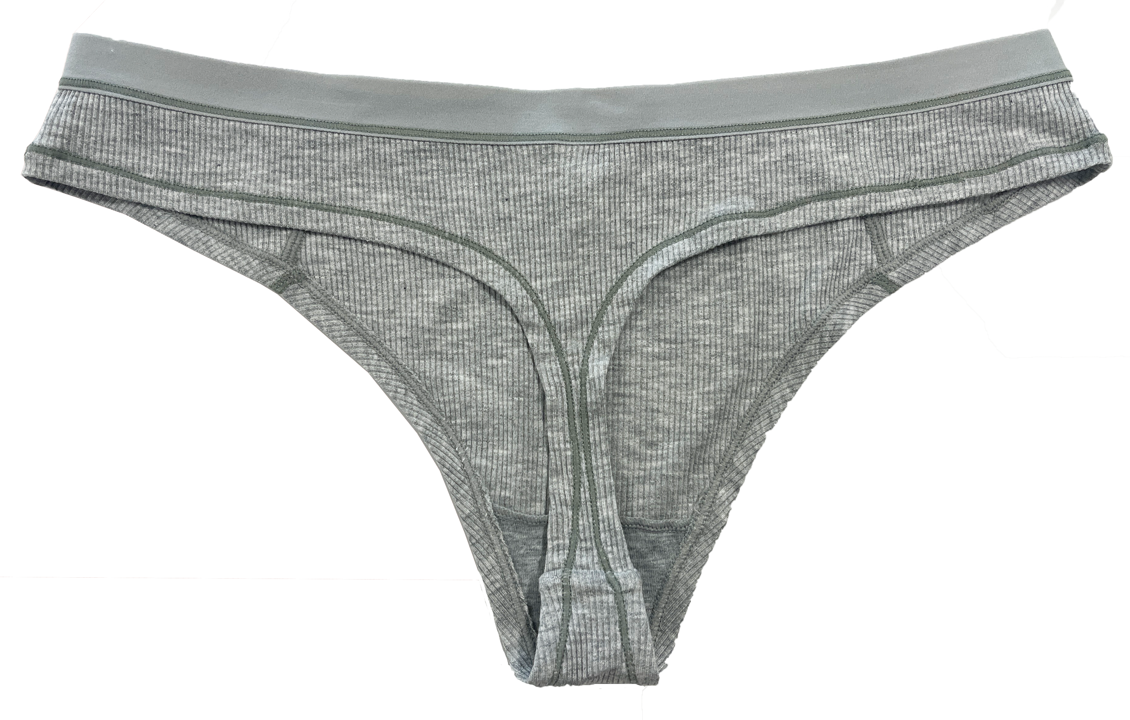 Modal Thong With Contrast Stitch, Xs-2x