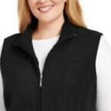 Karen Scott Women's Plus Size Zip-Front Vest Black Size 3X