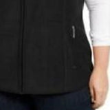 Karen Scott Women's Plus Size Zip-Front Vest Black Size 3X