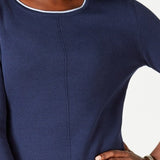 Karen Scott Women's Cotton Sweater Navy Size X-Large