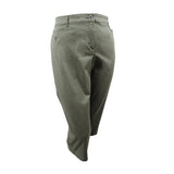 Karen Scott Women's Plus Size Capri Pants Gray Size 22W