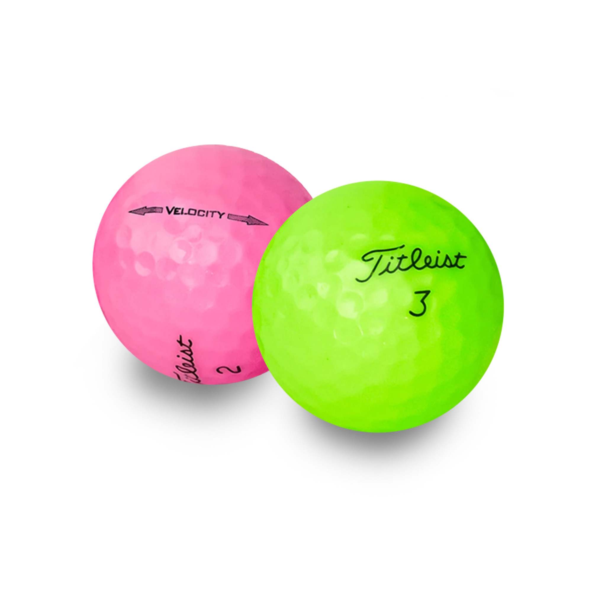 Used Titleist Color Mix Golf Balls - 1 Dozen