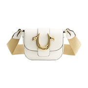 True Religion Mini Flap Crossbody - White