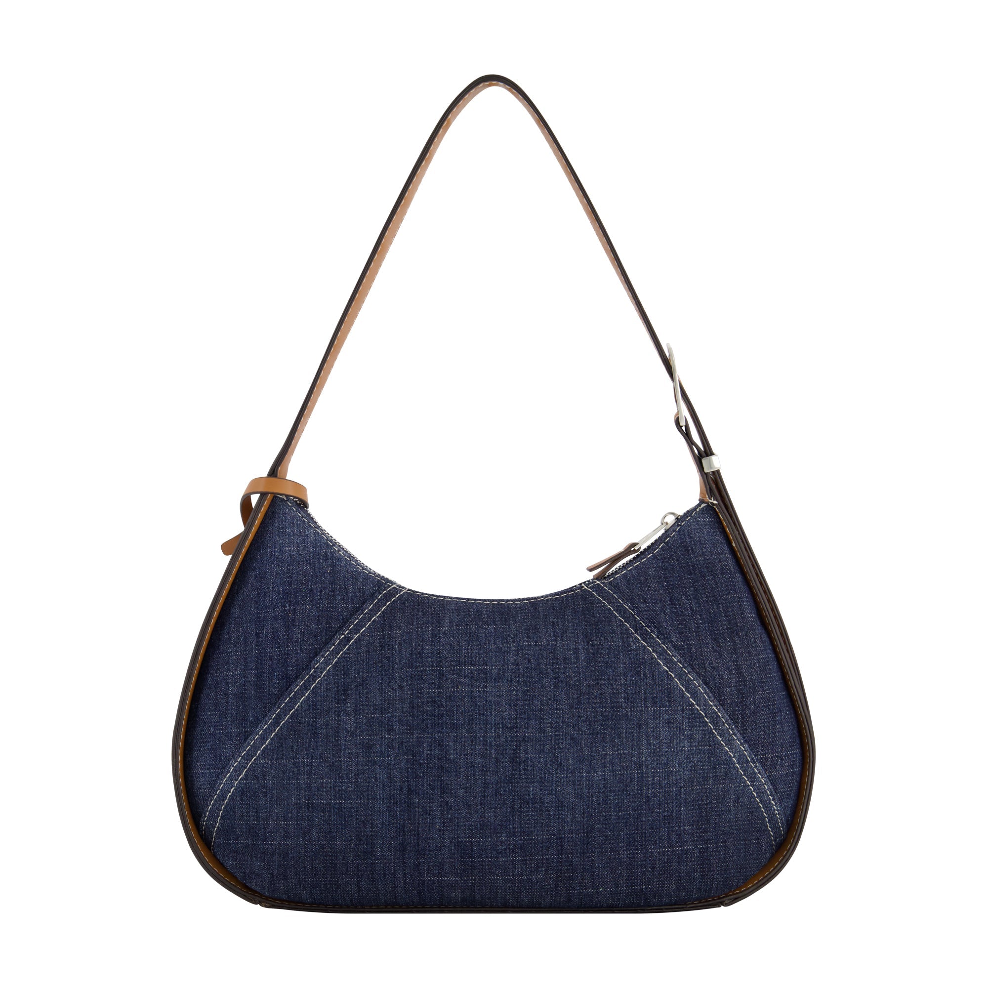 True Religion Strudded Logo Denim Hobo, Denim