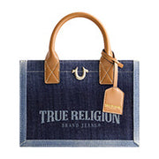 True Religion Modern Edge Denim Tote, Denim/blue