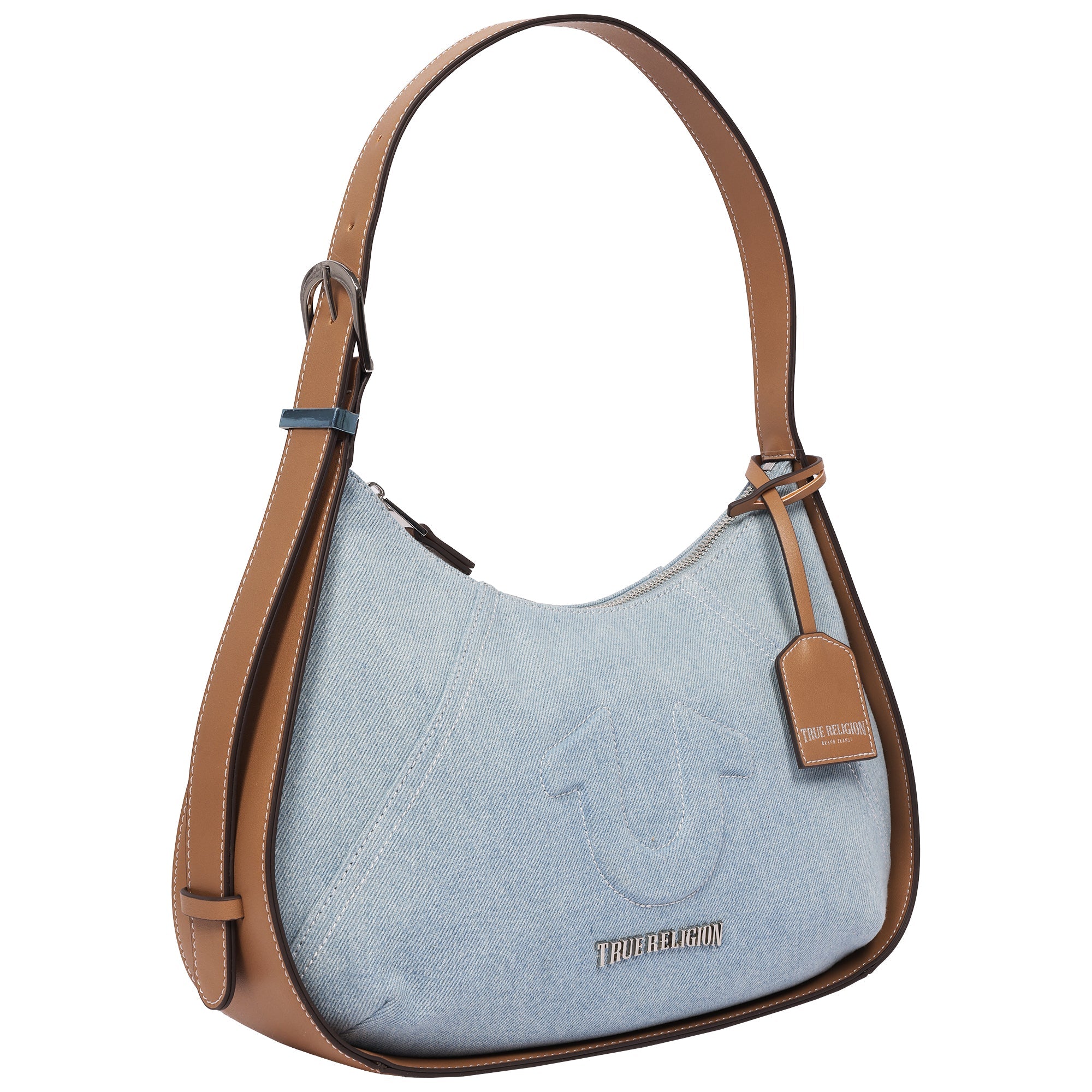 True Religion Denim Raised Horseshoe Hobo