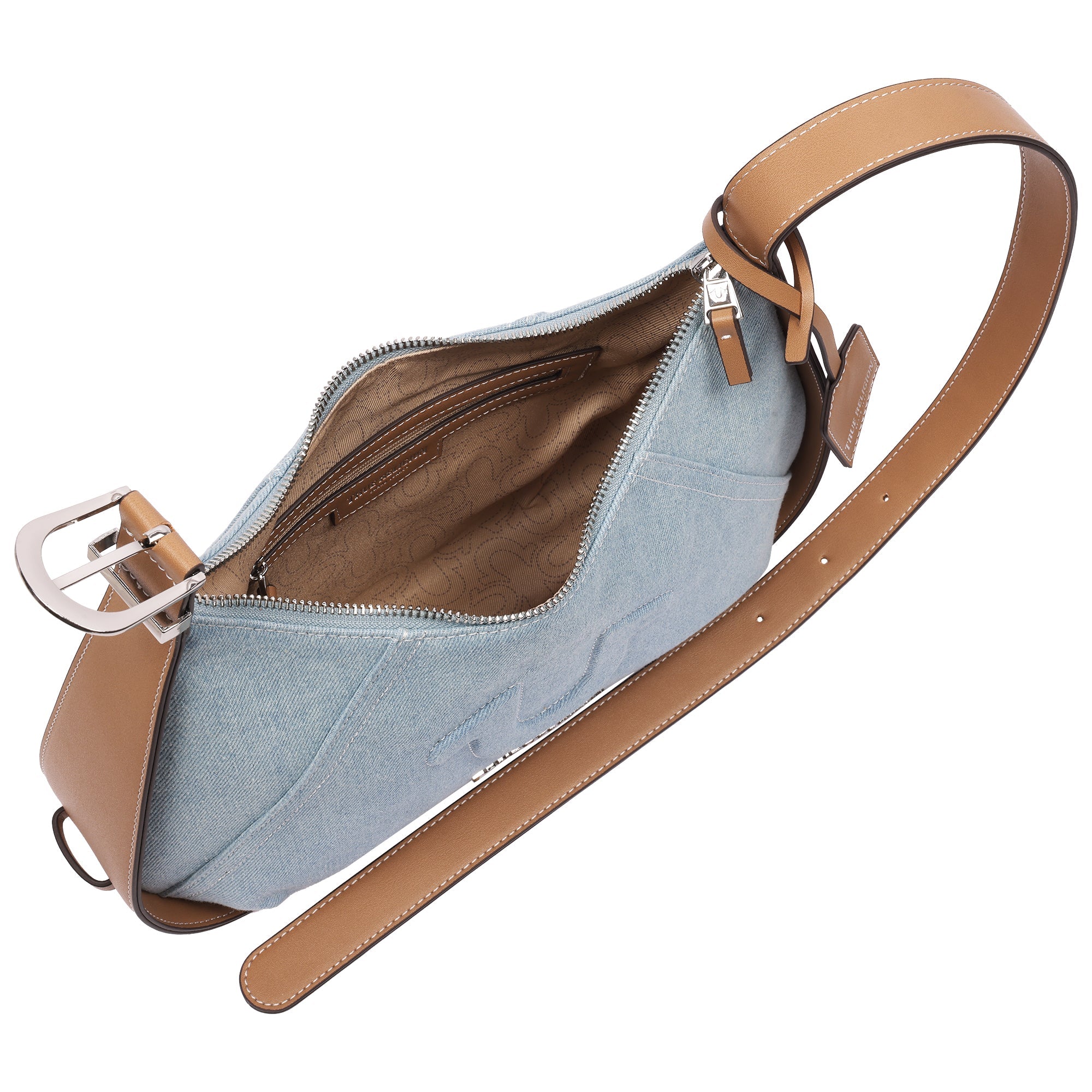 True Religion Denim Raised Horseshoe Hobo