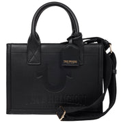 True Religion Debossed Logo Modern Tote With Removable Shoulder Strap