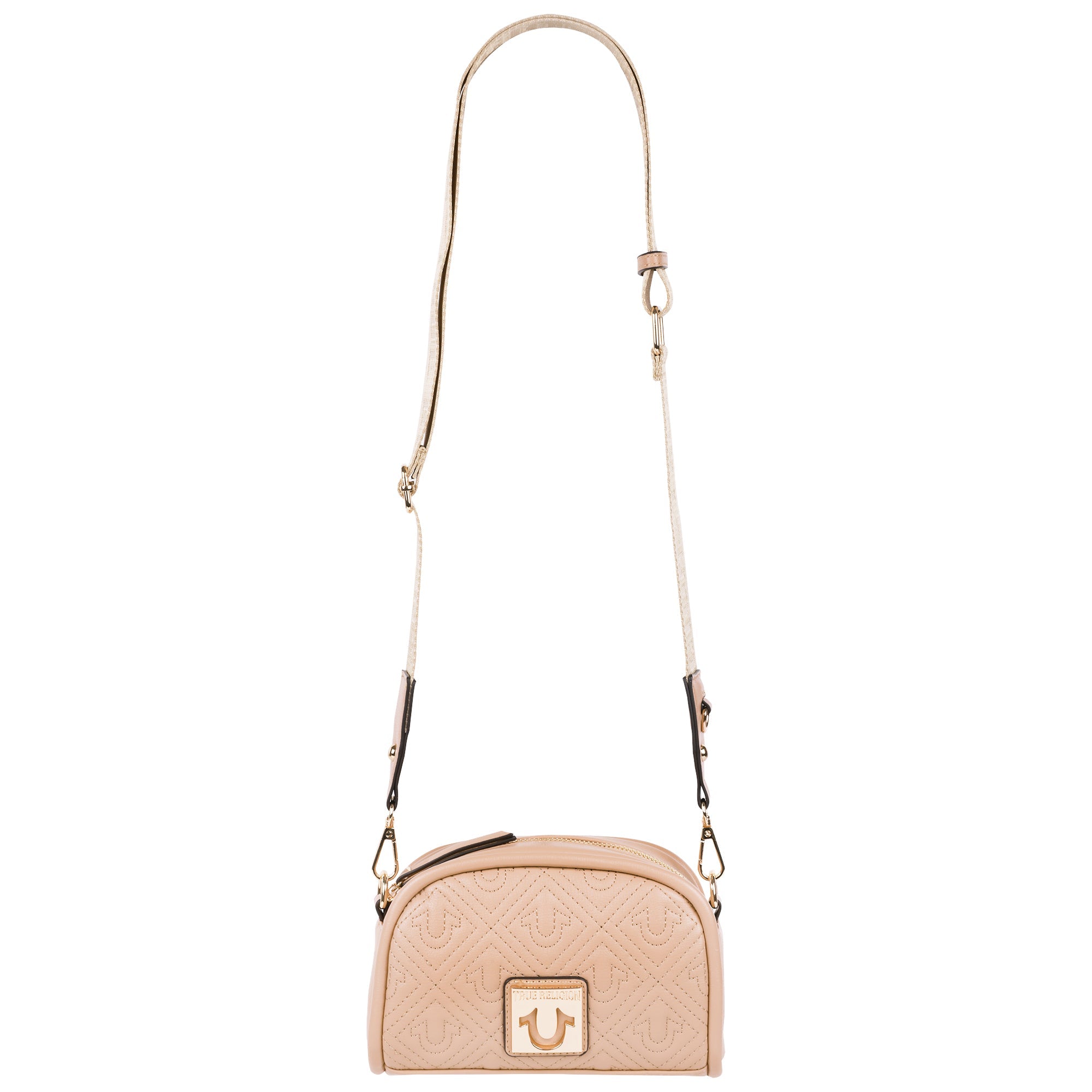 True Religion Metal Plaque Quilted Crossbody