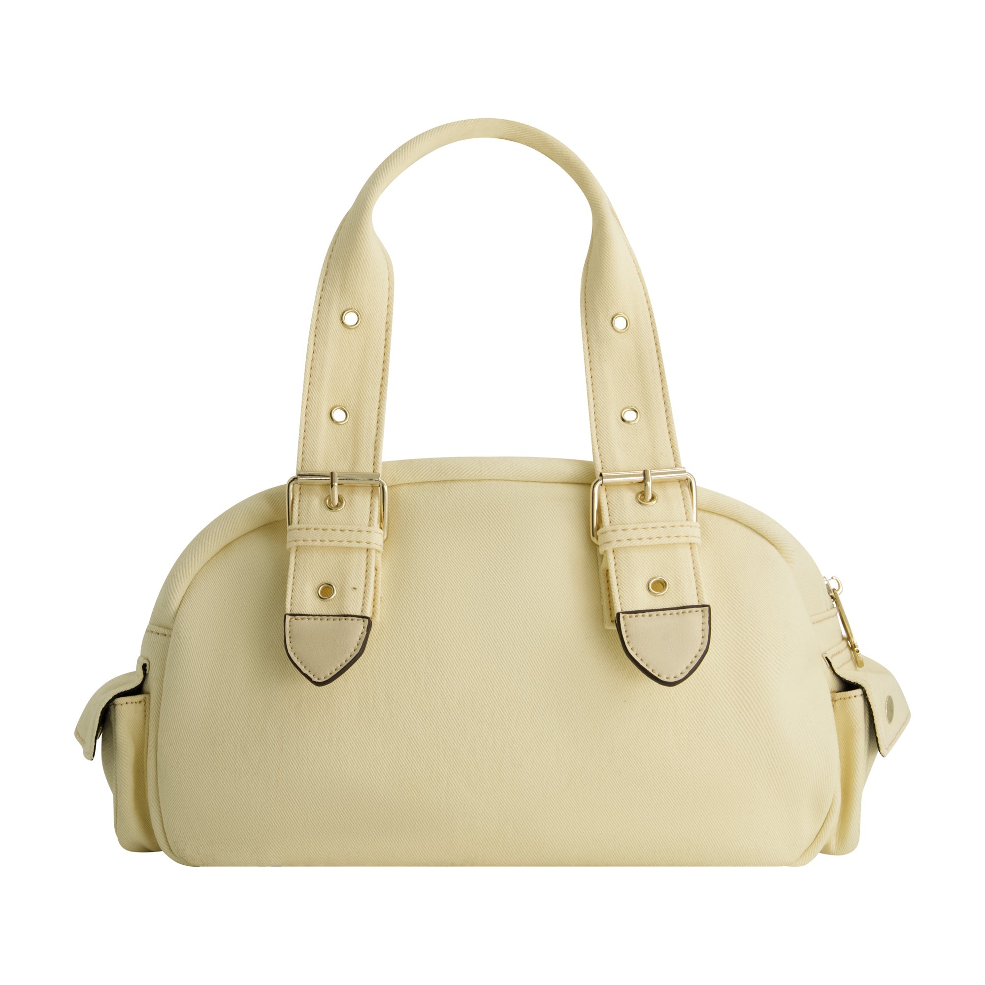 True Religion Multi-patch Satchel, Beige