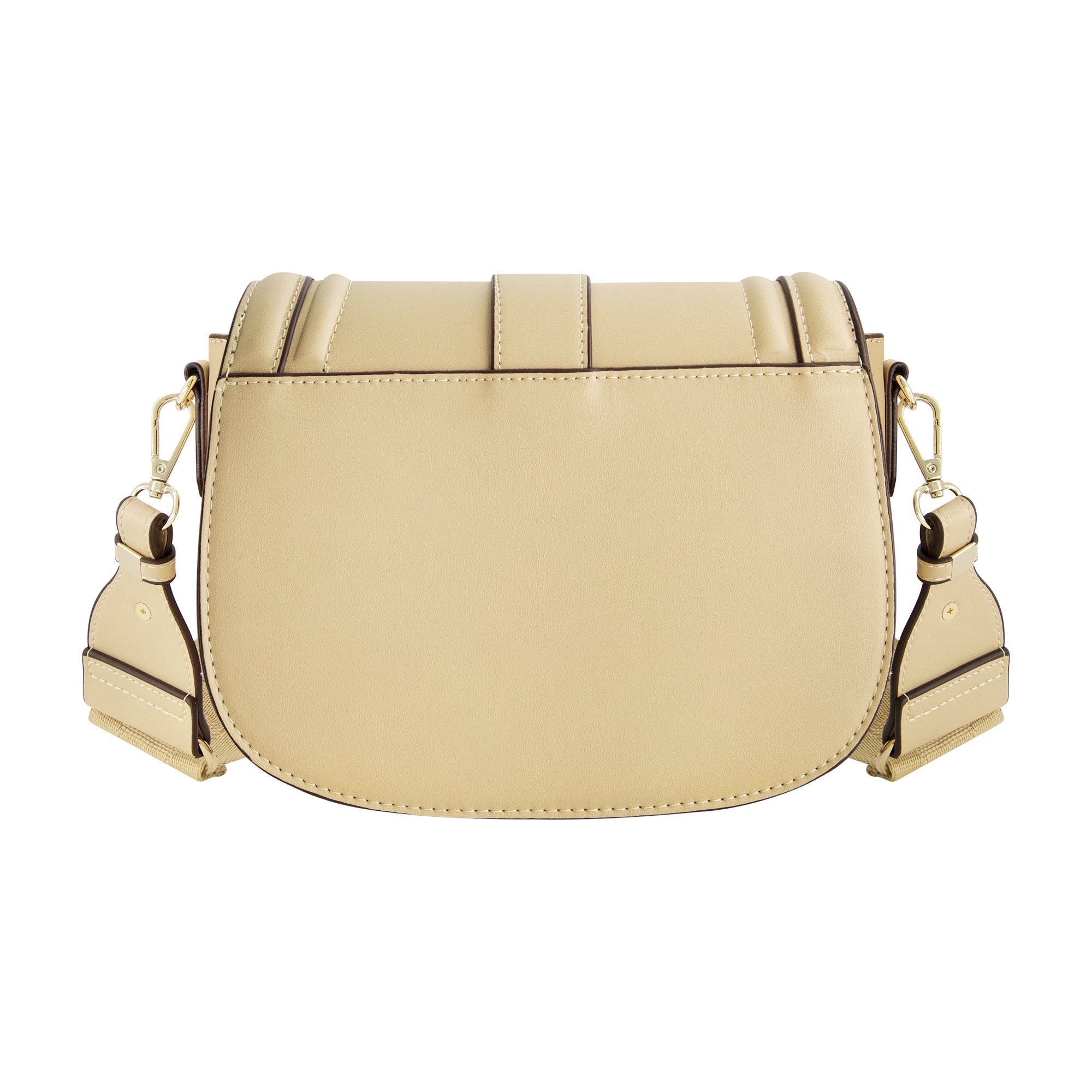 True Religion Saddle Bag With Gold Hardware, Camel