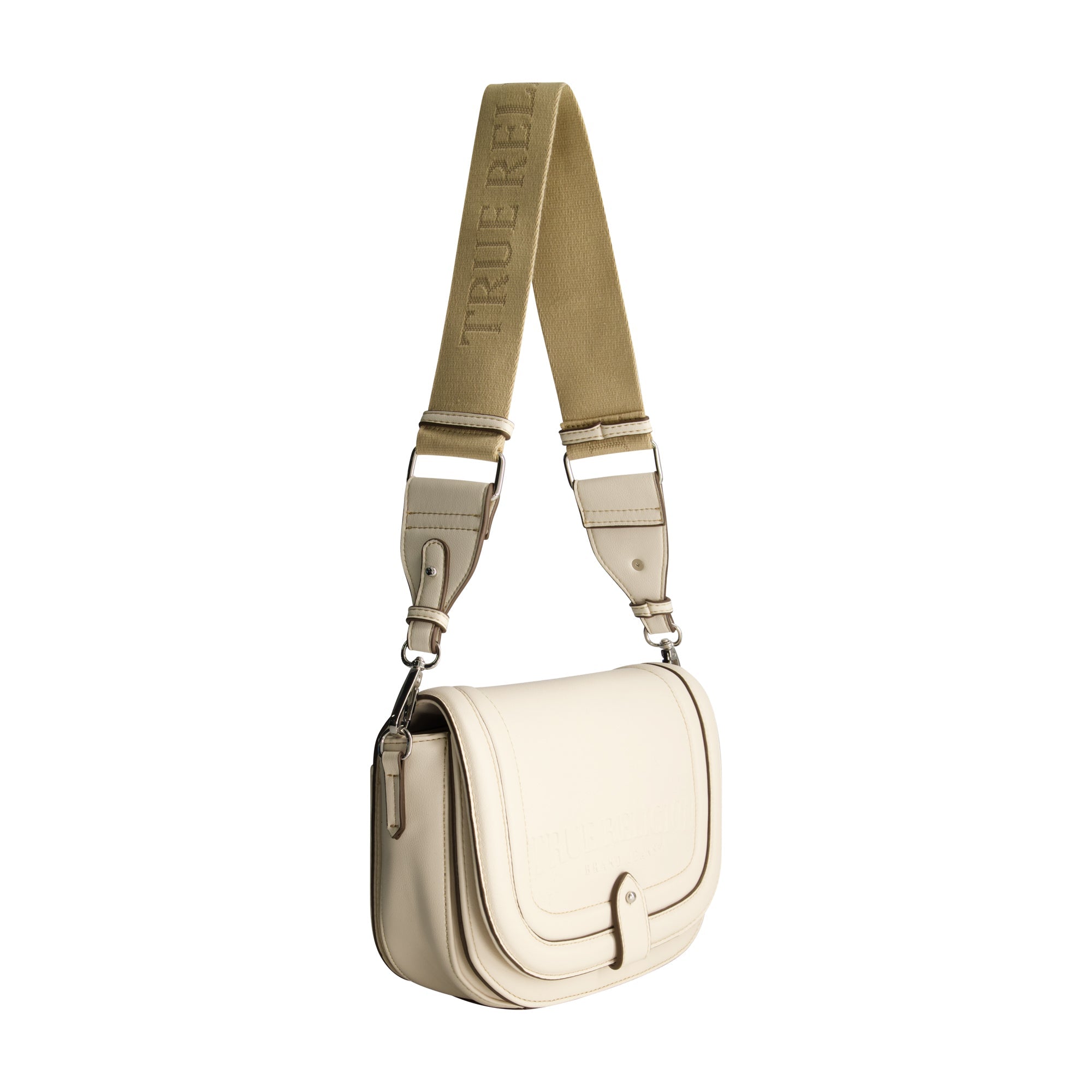 True Religion Bombe Logo Saddle Bag