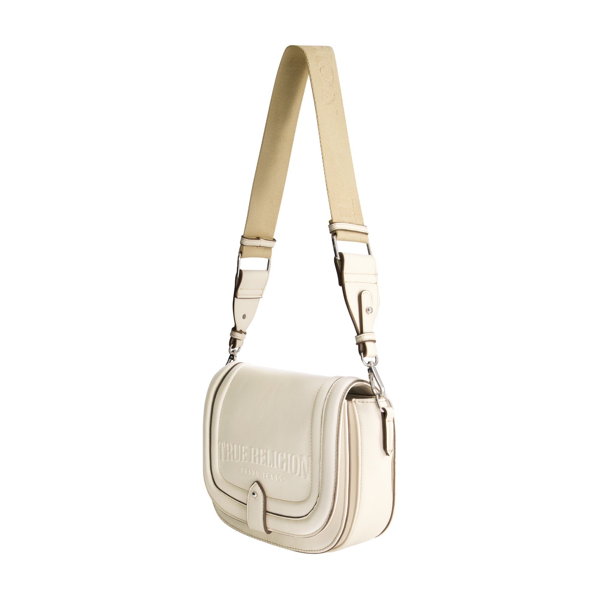 True Religion Bombe Logo Saddle Bag