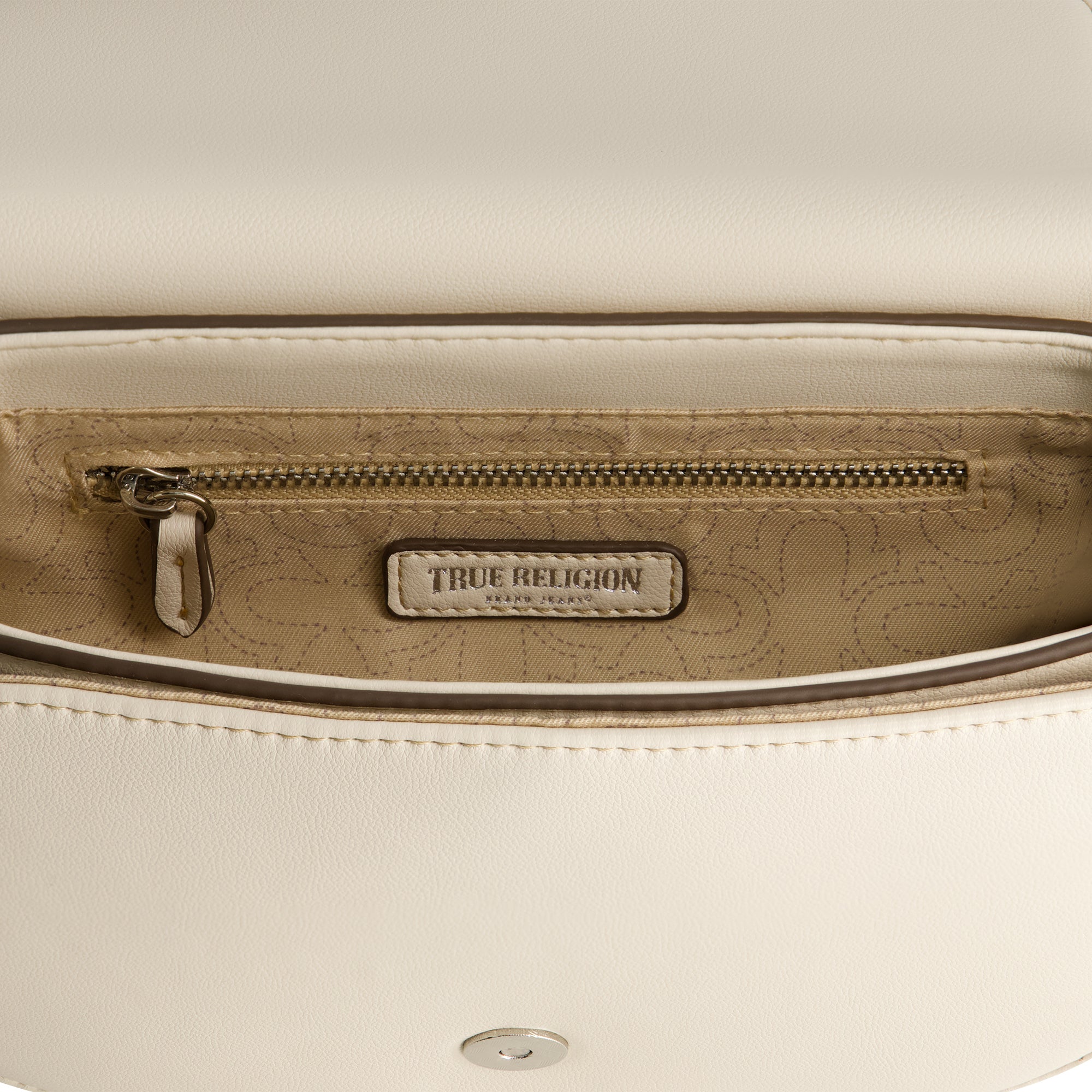 True Religion Bombe Logo Saddle Bag