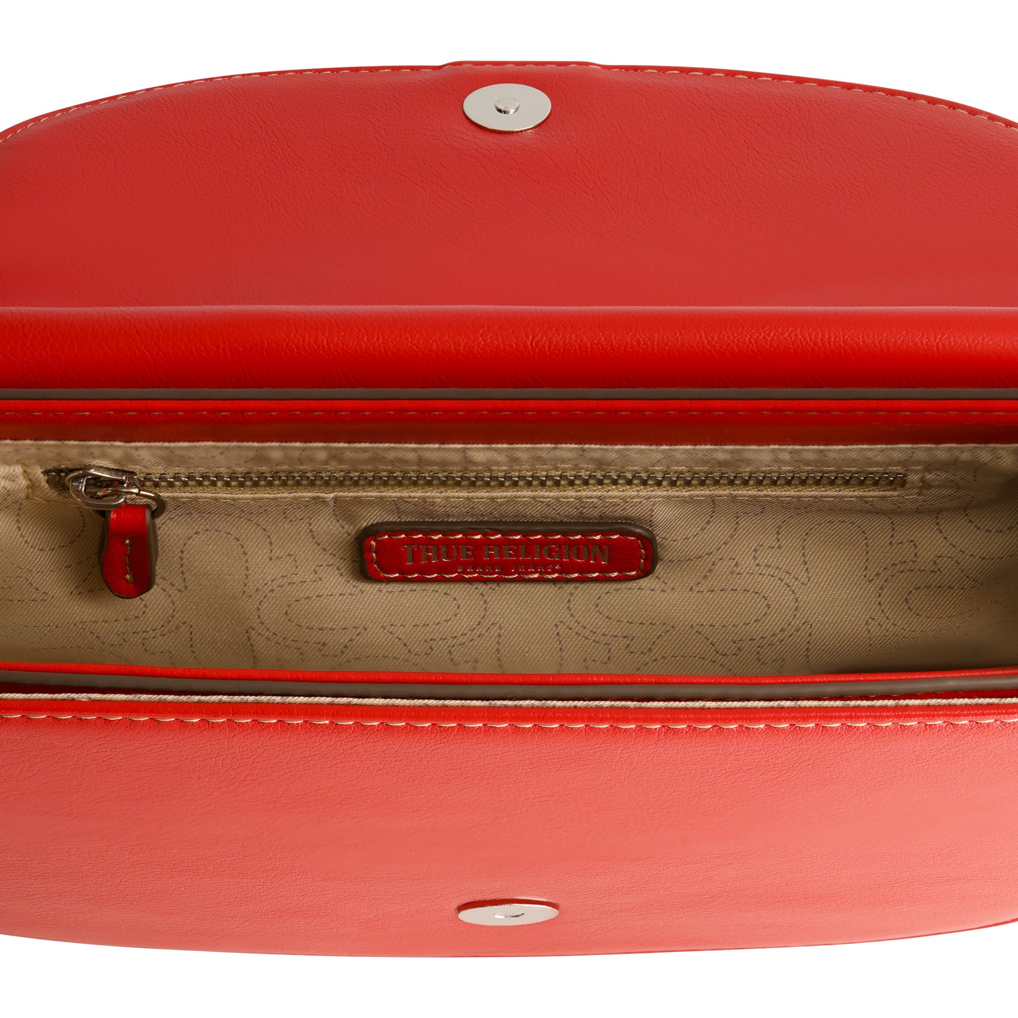 True Religion Bombe Logo Saddle Bag