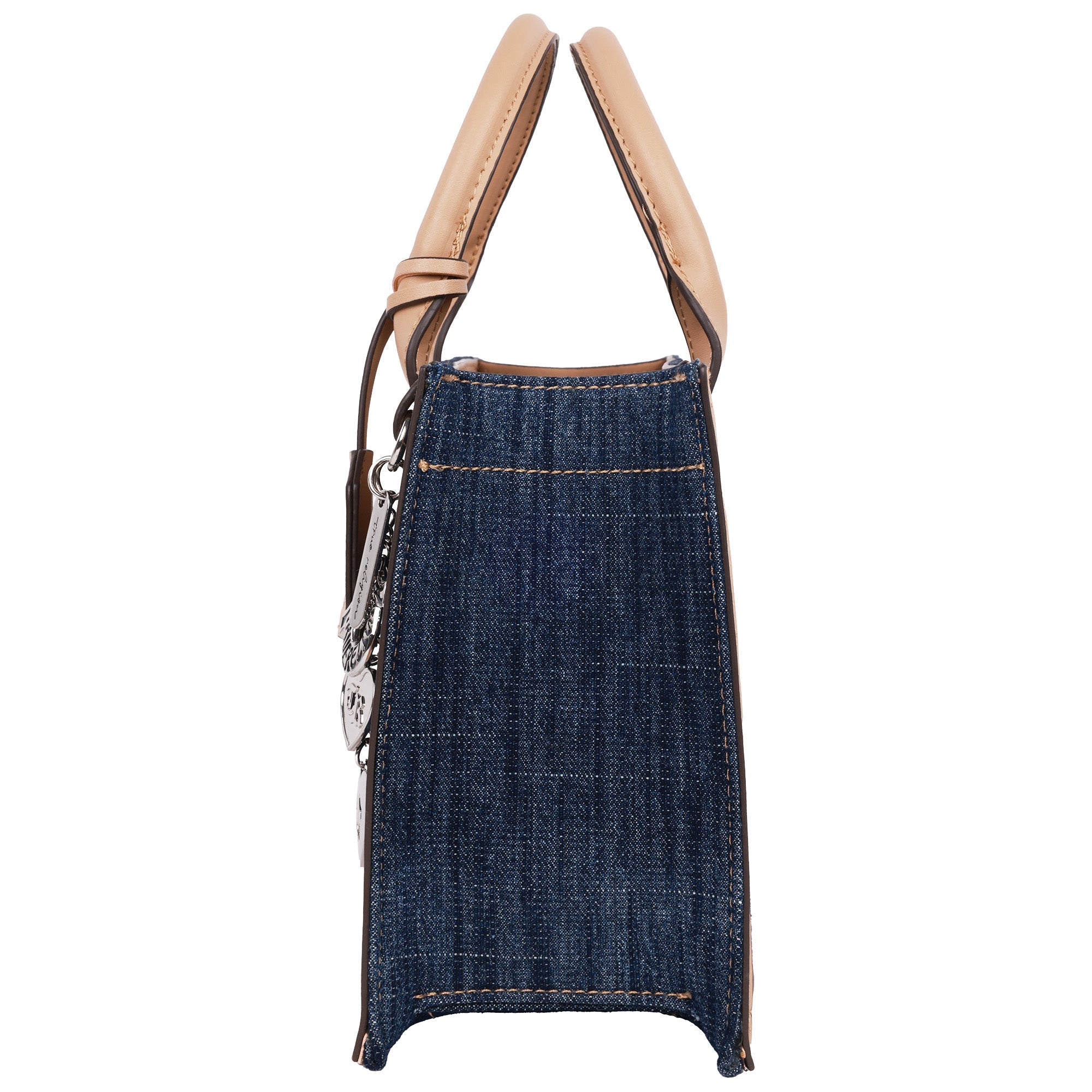 True Religion Bombe Logo Denim Tote