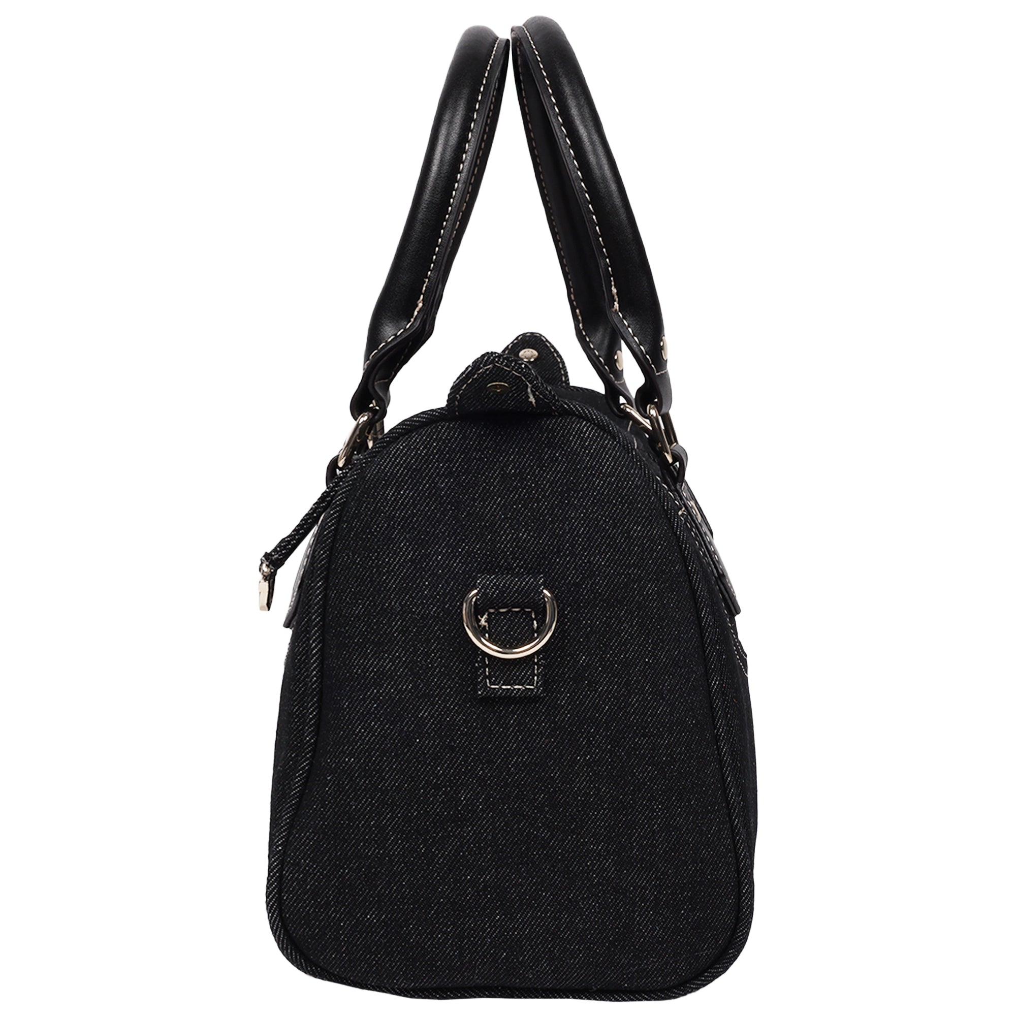 True Religion Denim Heritage Satchel With Top Handles & Crossbody Strap