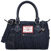 True Religion Denim Heritage Satchel With Top Handles & Crossbody Strap