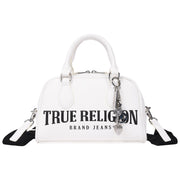 True Religion Bombe Logo Satchel With Charm