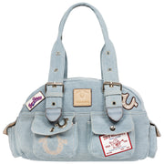 True Religion Multi-patch Denim Satchel
