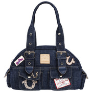 True Religion Multi-patch Denim Satchel
