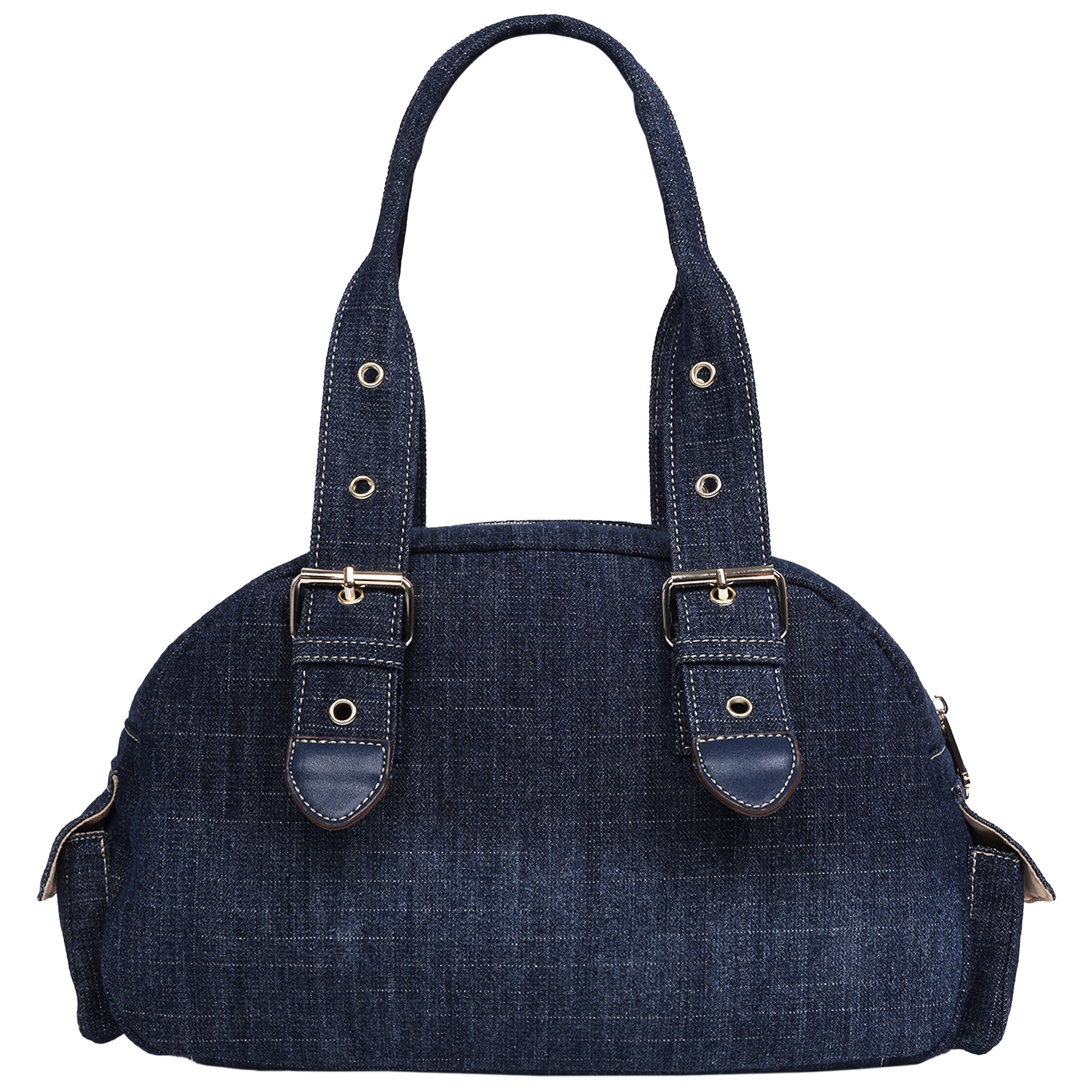 True Religion Multi-patch Denim Satchel