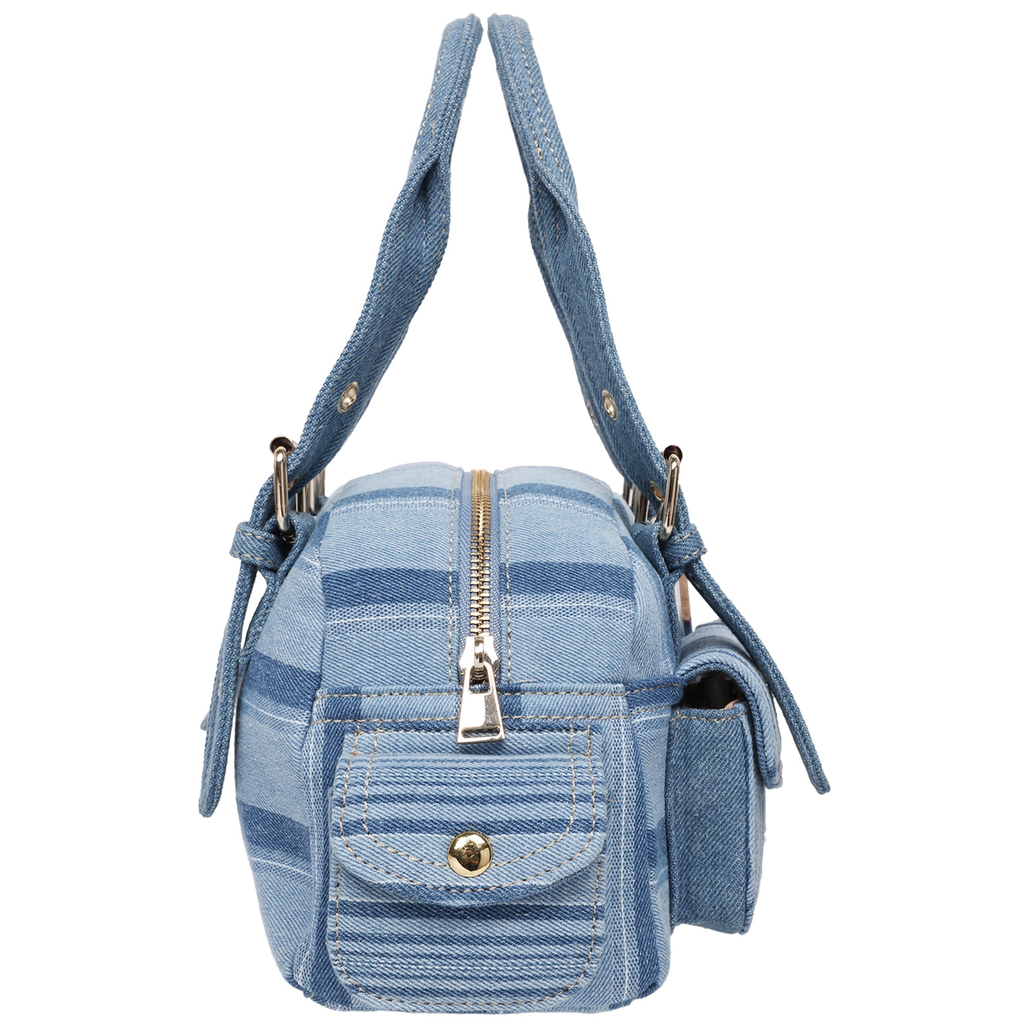 【新品未使用】M ポーチ付 stina Her story blue bell SteinMart.com | True Religion Multi Stripe Soft Satchel – Denim
