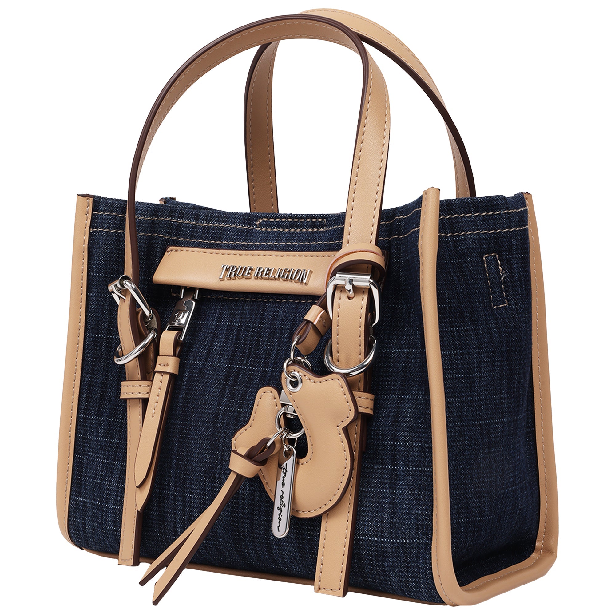 True Religion Denim Dangle Mini Tote