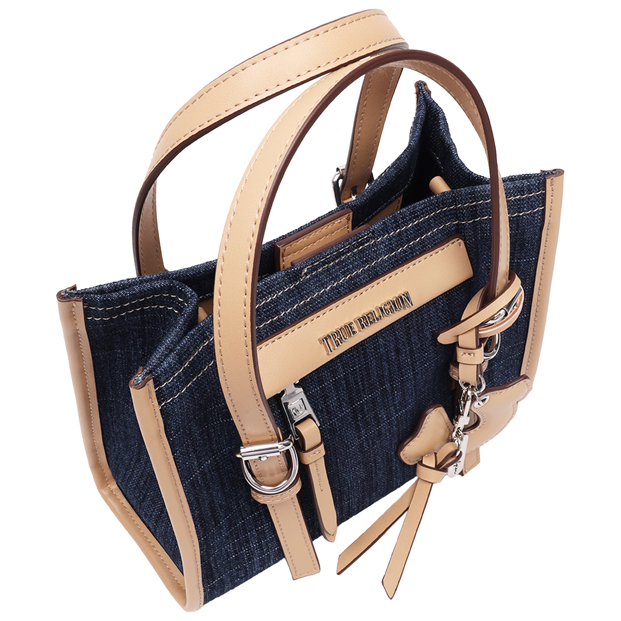 True Religion Denim Dangle Mini Tote