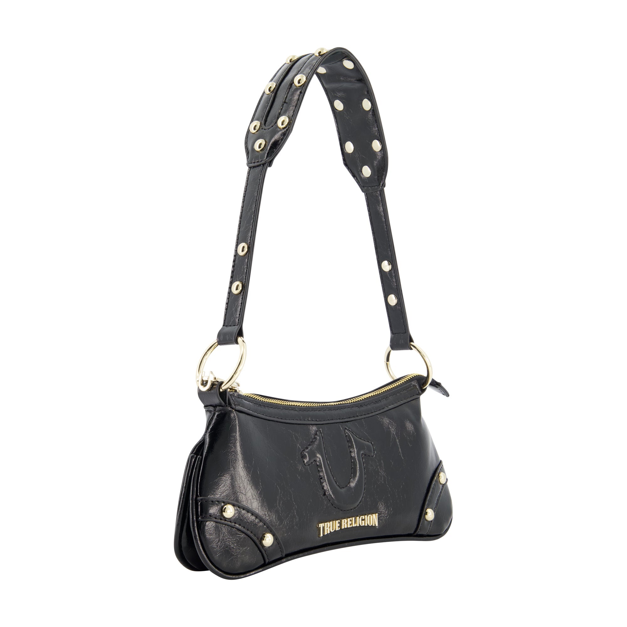 True Religion Horseshoe Shoulder Bag, Black