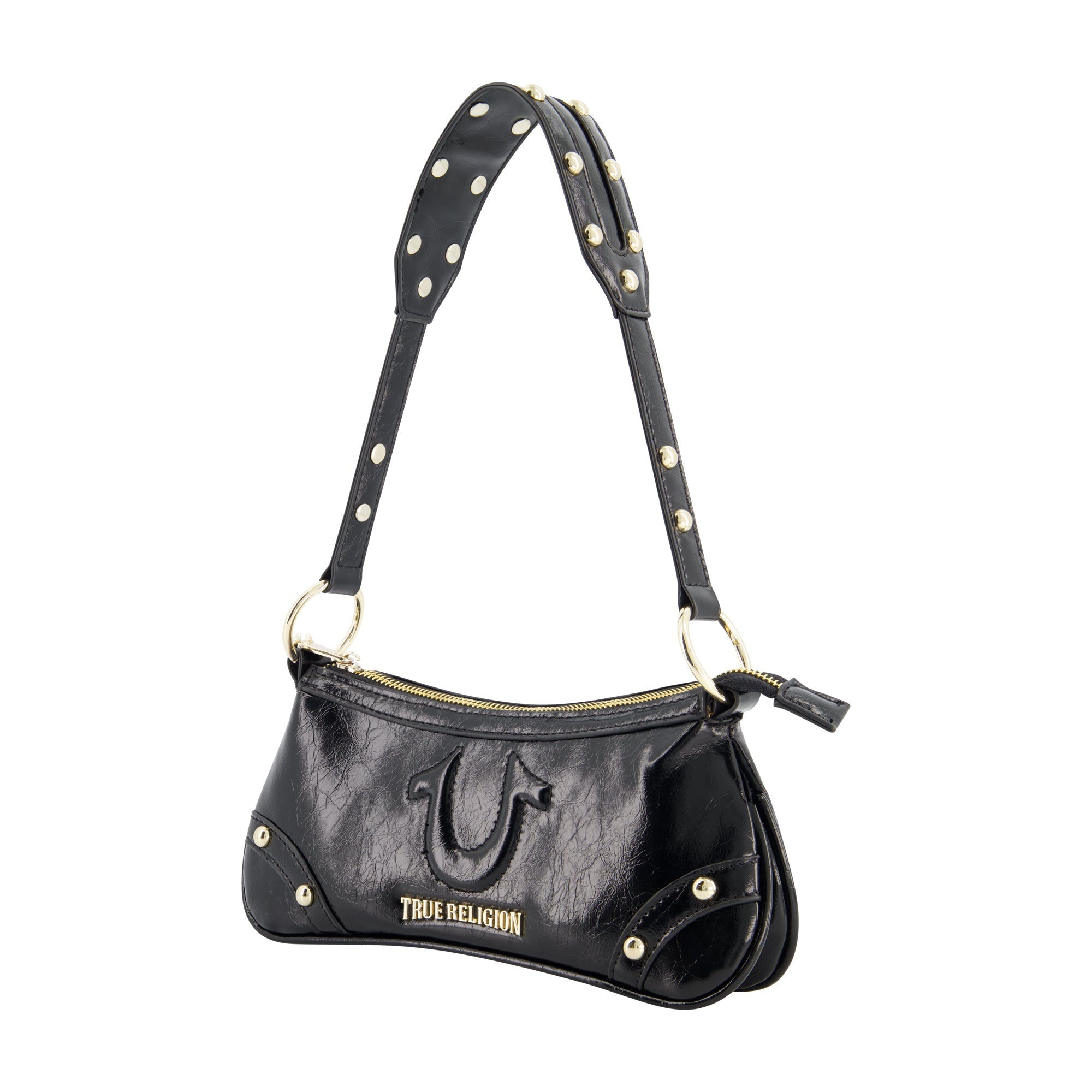 True Religion Horseshoe Shoulder Bag, Black