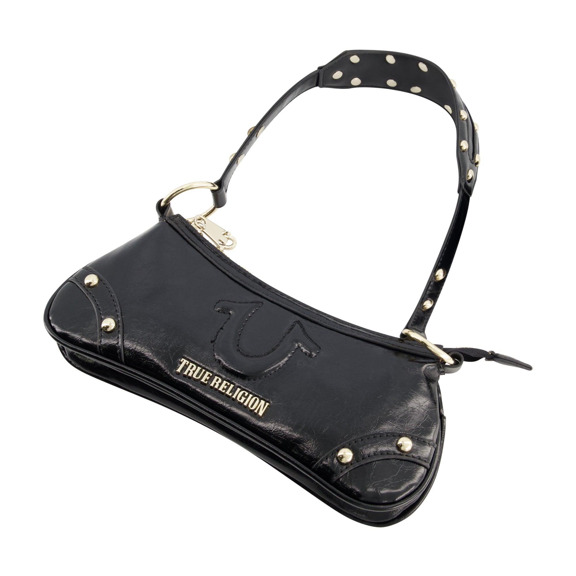 True Religion Horseshoe Shoulder Bag, Black