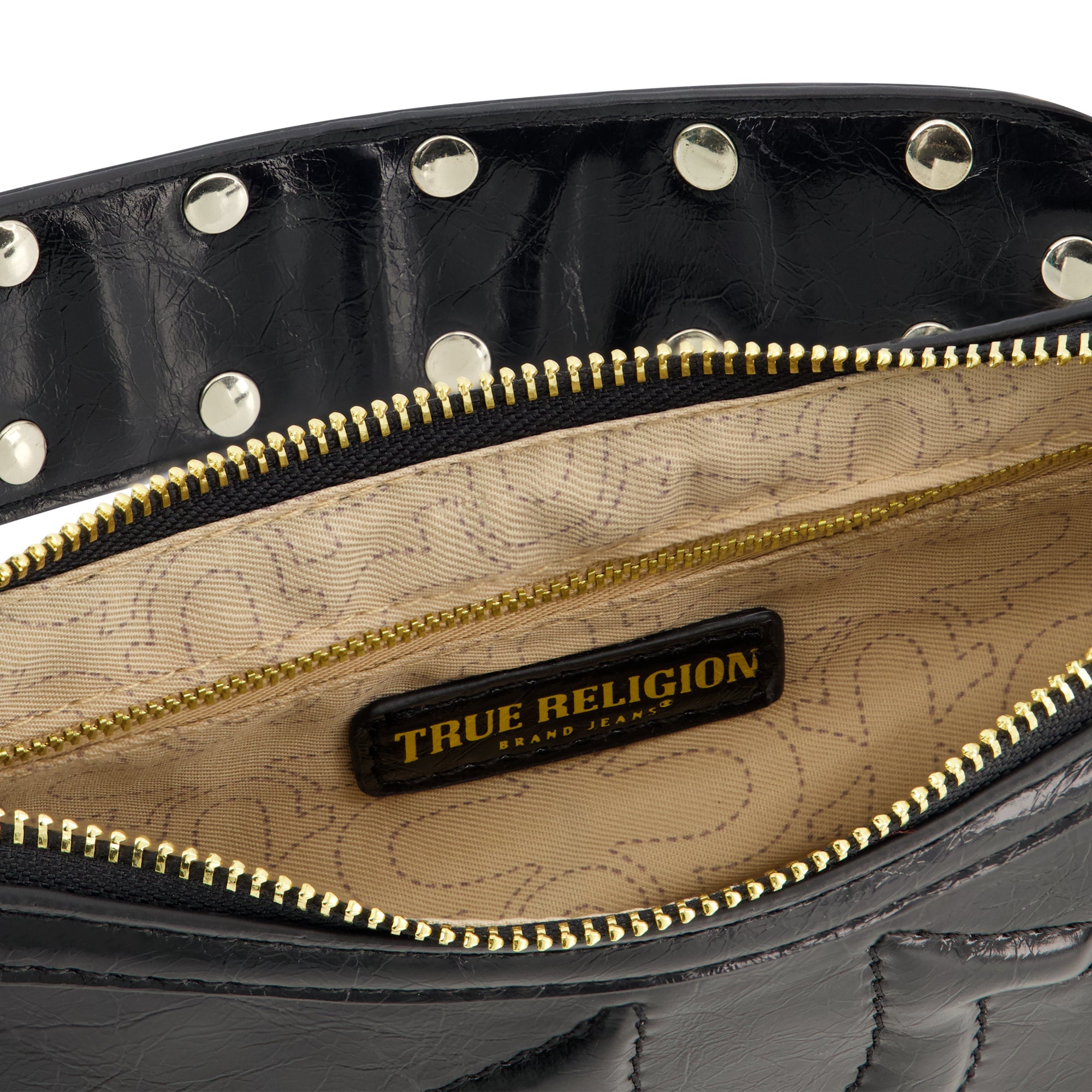 True Religion Horseshoe Shoulder Bag, Black