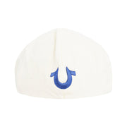 True Religion Newsboy Ivy Cap With Horseshoe Logo On Back,off White