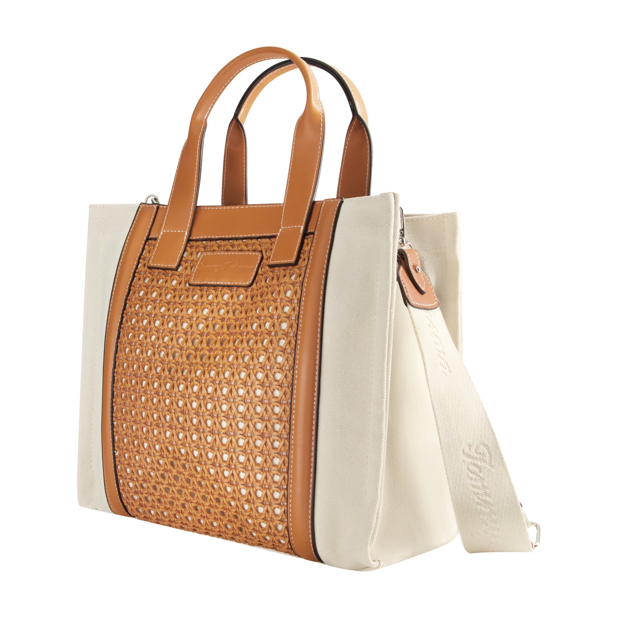 Tommy Bahama Woven Medium Tote, Brown